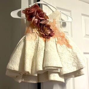 French lace girls dress, just gorgeous